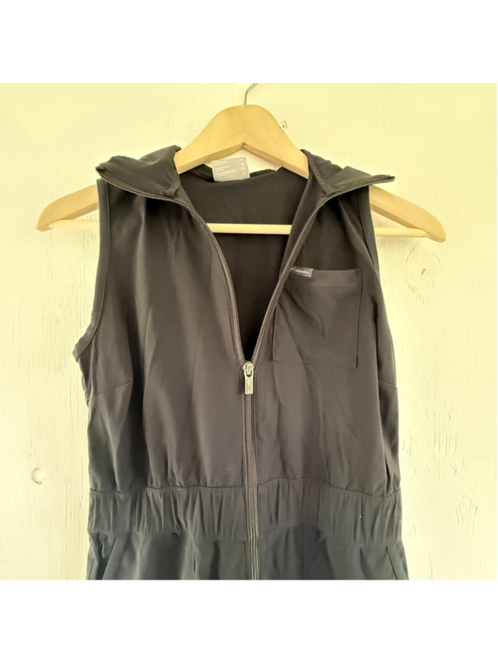 Columbia Omni-Shield Full Zip Sleeveless Dress Black XS - Picture 3 of 10